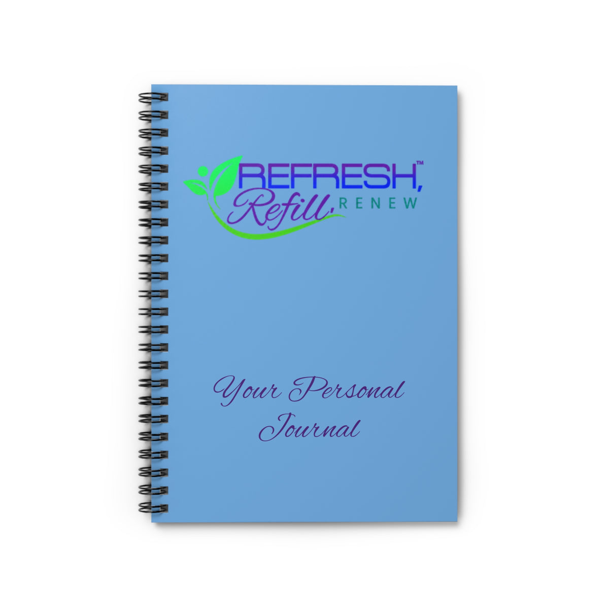 Personalized Spiral Notebook - Refresh & Renew Journal