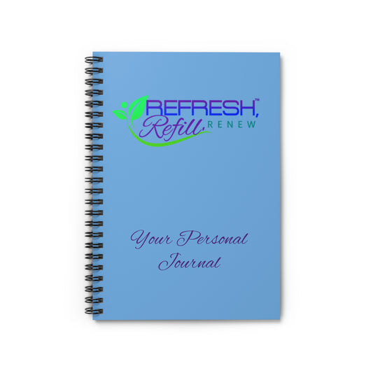 Personalized Spiral Notebook - Refresh & Renew Journal