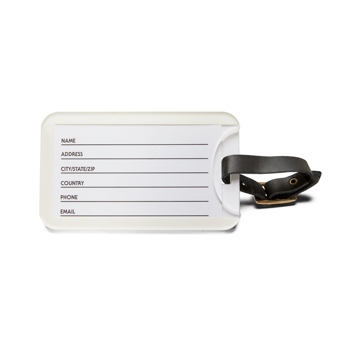 Refresh Refill Renew Luggage Tag - Travel Accessory for Eco-Friendly Adventurers